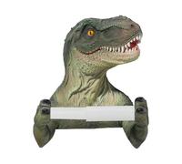Porta carta igienica a forma di dinosauro - Dispenser da parete, perfetto per bagni e cucine, ideale per i fan di dinosauri, Tyrannosaurus Rex Tissue Holder