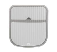 Porta carta igienica da parete e doppio dispenser di fazzoletti con supporto adesivo, mensola per telefono, impermeabile, per una facile pulizia e protezione dagli spruzzi, bianco