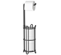 Porta Carta Igienica da Terra, Colonna bagno porta rotolo dispenser supporto moderno,a prova di ruggine,può contenere 4 rotoli