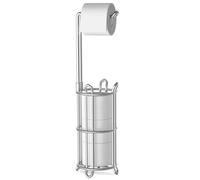 Porta Carta Igienica da Terra, Colonna bagno porta rotolo dispenser supporto moderno,a prova di ruggine,può contenere 4 rotoli
