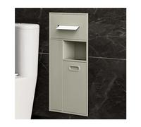 Porta carta igienica e bidone della spazzatura in acciaio inox per doccia e alcova per shampoo e articoli da toeletta nizer per bagno, cucina e camera da letto (30 x 65 x 14 cm)