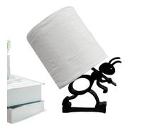 Porta carta igienica nero opaco - PP | Dispenser per tovaglioli a forma di formica, porta asciugamani di carta | Rimorchio da bagno, campeggio, viaggio, casa, guest house, armadietto interno qu