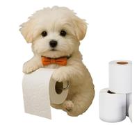 Porta carta igienica - Pratico porta carta da cucina | Supporto decorativo a forma di cane per cucina, bagno, cottage, piccoli spazi