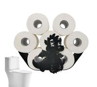 Porta carta per animali - Rotolo di carta velina esilarante, supporto decorativo per accessori da bagno, supporto portaoggetti per WC fantasia, scultura giocosa per la casa | per te