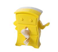 Porta carta velina, decorazione da scrivania, dispenser per tovaglioli con molla, decorazione per la casa per tavolo, bagno, soggiorno, auto