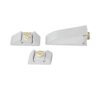 Porta carta vetrata con viti placcate in rame che garantisce un fissaggio fermo