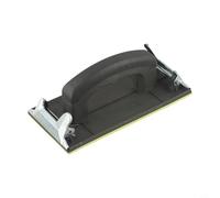 Porta carta vetrata per pareti - Levigatrice manuale con base in spugna e manico ergonomico in plastica, 180 mm × 85 mm, per finitura legno, levigatura a parete e metallo