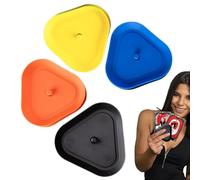 Porta carte a forma di triangolo - Vassoio da gioco da poker a 4 pezzi | Formato compatto liscio per adolescenti adulti, giocare a mani libere a forma di triangolo, diversi metodoserate tra amici in