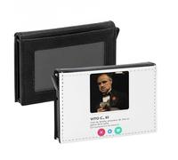 Porta Carte Automatico Anti-RFID - Collezione Parodia Sito di incontri Cattivo Film Social Network Incontri Amore Serie Videogiochi Scherzo Umorismo San Valentino - Portafoglio Intelligente con, Vito