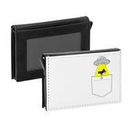 Porta carte automatico anti-RFID - Collezione tasca sorpresa umoristica scherzo carino design originale - portafoglio intelligente con espulsione rapida delle carte, custodia di sicurezza in alluminio