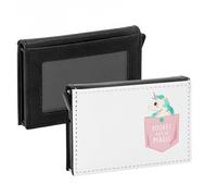 Porta carte automatico anti-RFID - Collezione tasca sorpresa umoristica scherzo carino design originale - portafoglio intelligente con espulsione rapida delle carte, custodia di sicurezza in alluminio