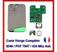 Porta Carte Chiave Con Elettronico Vergine per Renault 2/Espace 4 / Vel Satis
