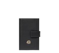 Piquadro Circle compact wallet, 6+2cc e banconote, pelle nero PP5649W92R.N
