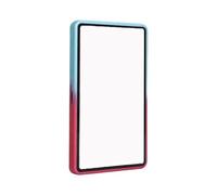 Porta carte collezionabili in metallo con, Blue and red gradien