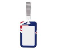 Porta carte con bandiera della Nuova Zelanda, resistente e leggero, design elegante, adatto per uffici, ospedali e conferenze