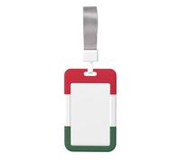 Porta carte con bandiera dell'Ungheria, durevole e leggero, design elegante, adatto per uffici, ospedali e conferenze