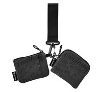 Porta carte da donna porta carte di credito porta cambiamenti dimensioni compatte portafoglio portamonete con tasca con cerniera per uomo donna 2 pezzi, Tutto migliora con il caffè, 4.13"(L) x