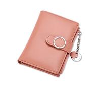 Porta carte da donna Portafoglio corto da donna Borsa carina femminile Molti reparti Piccola pochette da donna Borsa porta soldi Portamonete Porta carte Portafoglio sottile femminile (Colore : Nero),