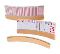 Porta Carte da Gioco,1 Pezzi supporti per carte per bambini Porta Carte da Gioco in Legno Porta Carte a Mani libere per anziani,bambini,adulti,disabili Spielkartenhalter