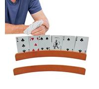 Porta carte da gioco - Supporto per mani libere in legno , organizer per rack liscio ed equilibrato, vassoio da gioco con presa facile | Comodo supporto da tavolo per Canasta Poker Pinochle Bridg