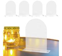 Porta carte da tavolo, 5 pezzi, porta etichetta ad vergine per display, supporto per pannello di visualizzazione da tavolo, per matrimoni, ricevimenti, ristoranti, riunioni e feste