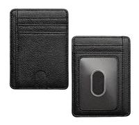 Porta carte da uomo - sottile e compatto, protezione anti-RFID/NFC per carte di credito senza contatto, protegge le tue carte contro gli hacker, più bisogno di custodie o tasche.