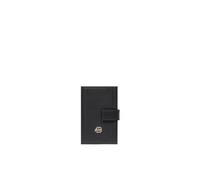 Piquadro Circle compact wallet, 6+2cc e banconote, pelle nero PP5649W92R.N