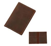 Porta carte di credito in pelle PU per uso quotidiano elegante patente di guida e carte di credito Orgnanizer accessorio da lavoro per uomo portafoglio in pelle PU gentiluomini, Verticale 8 Carte