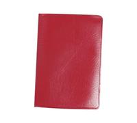 Porta carte di credito tessere magnetiche patente carta d'identità 3 tasche GREEN PASS (2 pezzi) in PVC varie colorazioni (Rosso acceso)