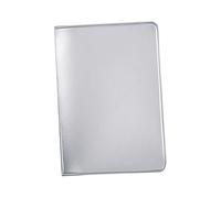 Porta carte di credito tessere magnetiche patente carta d'identità 3 tasche GREEN PASS (2 pezzi) in PVC varie colorazioni (Silver)