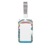 Porta carte di credito Unicorns by The River durevole e leggero, design elegante, adatto per uffici, ospedali e conferenze