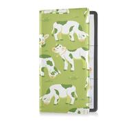 Porta carte di registrazione e assicurazione auto in pelle PU uomo donna vano portaoggetti organizer per patente di guida, carte e documenti essenziali mucche sul campo modello, Multi, 1 size