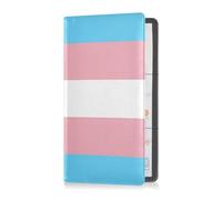 Porta carte di registrazione e assicurazione in pelle di alta qualità, accessori per camion per carte, documento essenziale patente di guida bandiera transgender rosa blu arcobaleno Lgbt Pride Month