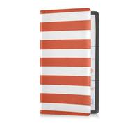 Porta carte di registrazione e assicurazione in pelle uomo donna Prefetto Car Essentials Portafoglio per carte, documento essenziale patente di guida Betsy Ross bandiera primi Stati Uniti blu rosso,