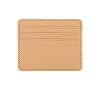 Porta carte d'identità in pelle PU, scatola per carte di credito, custodia per biglietti da visita per donne e uomini, custodia per biglietti da visita sottile multi slot, cachi