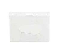 Porta carte d'identità trasparente in Kevron, resistente, ecologico, ad alto vol