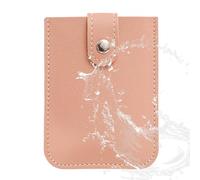 Porta carte estraibile, impilabile in pelle PU, organizer compatto per crediti | Elegante portafoglio sottile con chiusura a scatto, layout multi-slot per biglietti da visita, documenti