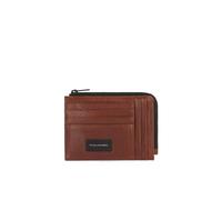 Bustina porta carte di credito in pelle Piquadro Harper cuoio - Tabella Colori: Marrone
