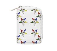 Porta carte in pelle alla moda con stelle orientali stampate, porta carte di grande capacità, piccolo e comodo, facile da mettere in tasca, borse a mano, zaini, ecc. Soddisfa le tue esigenze di