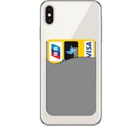 Porta Carte incollare universale,Portafoglio per doogee x98 x97 x96 x95 x93 n50 n40 n30 n20 pro,silicone Porta Carte Credito Cellulare per doro 8200 8210 8100 8110 8050 8080 8035 8040 8042 8062