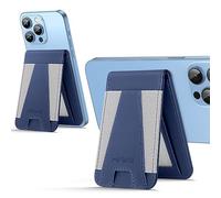 Porta carte magnetiche per Apple Magsafe, progettato per portafoglio MagSafe, portafoglio magnetico in pelle Torre Eiffel con supporto regolabile per iPhone 14 Pro/14/14 Plus/13/12, compatibile con 8