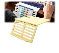 Porta carte Mahjong per salvataggi del design base, Yellow A | design pieghevole mantiene le piastrelle Base per un posizionamento stabile delle piastrelle Tavolo