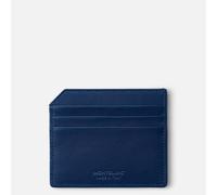 Porta carte Montblanc Meisterstück Selection Soft 6cc 130060 Blu Cobalto Wallet