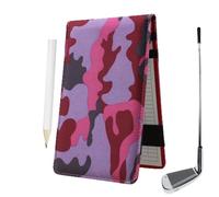 Porta carte segnapunti Golf - Custodia per libro dei cantieri di golf | Libro dei cantieri del club | Libro del registro del golf | quaderno da golf | quaderno del diario di golf | Libro dei punteggi