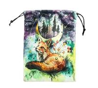 Porta carte tarocchi - Kit accessori per tarocchi, regalo accessori per tarocchi, borsa portaoggetti 13 x 18 cm, borsa per gioielli con coulisse per forniture per indovini, Come nelle foto,