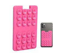 Porta carte telefonica in silicone - Porta carte autoadesivo, custodia tascabile flessibile, modulo di espansione di memoria mobile durevole, di fissaggio avanzato del dispositivo con specchio