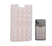 Porta carte telefoniche a - Supporto per carta telefonica adesivo in silicone, accessorio per supporto per telefono doccia, specchio, finestra e parete