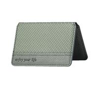 Porta carte telefoniche da incollare su porta carta, bastone portatile sul portafoglio, porta carte magnetiche in pelle PU, portafoglio per carte di credito, monete e contanti, verde, Se référer au