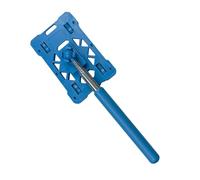 Porta carte telescopico con manico ergonomico portatile, per parcheggio, pagare il pedaggio, colore: blu