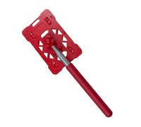 Porta carte telescopico con manico ergonomico portatile, per parcheggio, pagare il pedaggio, colore: rosso